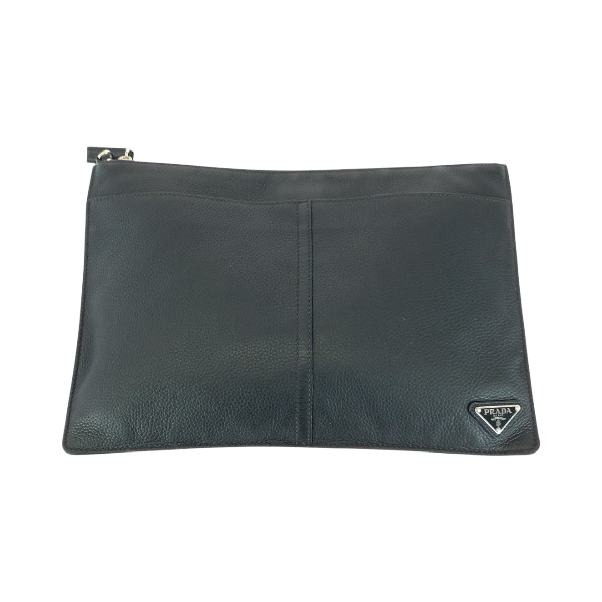 Clutch Bag Silvermetal Clutch Bag Business Bag Leather Black