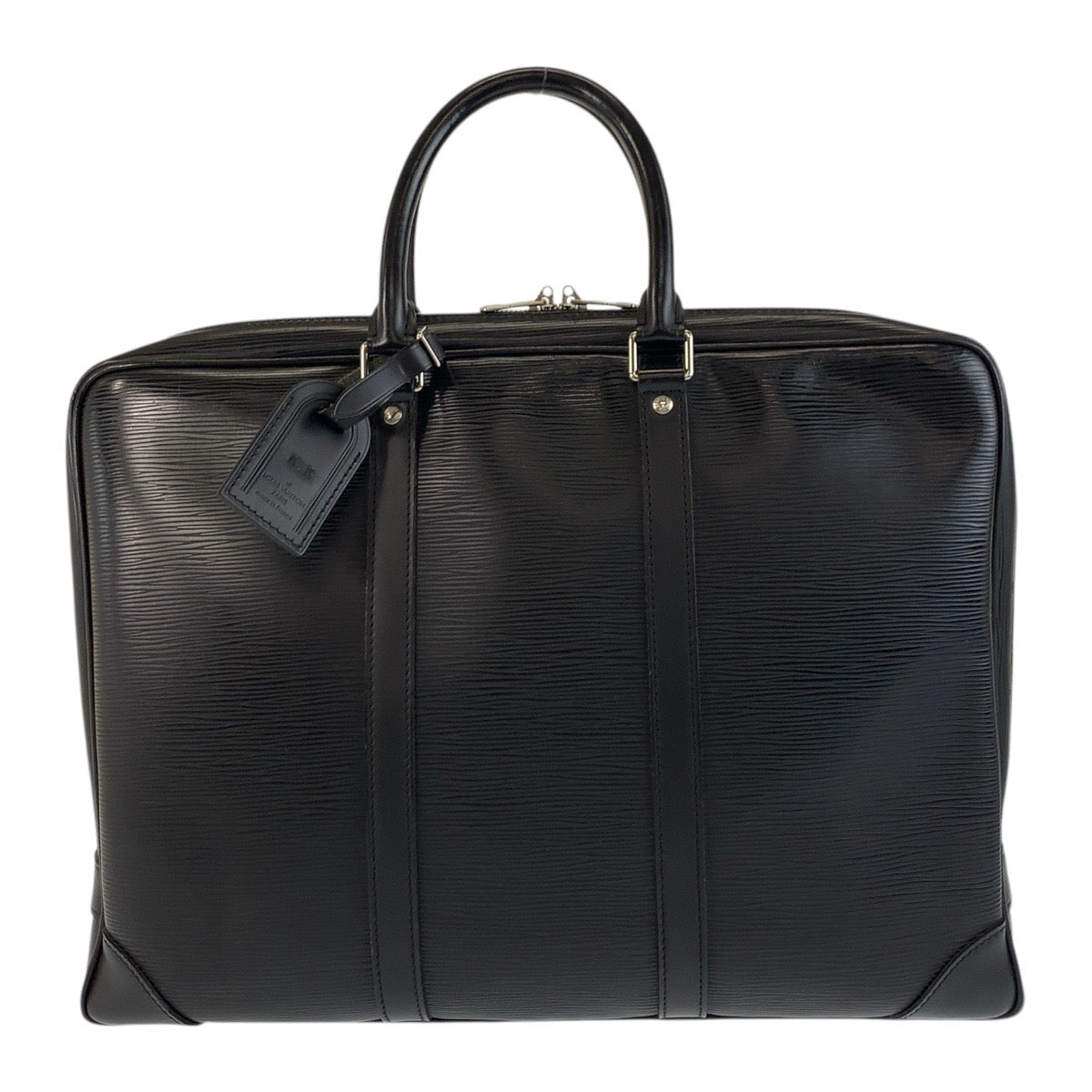 Louis Vuitton Business M59162 Noir SilverMetal Business Leather Black Handbag