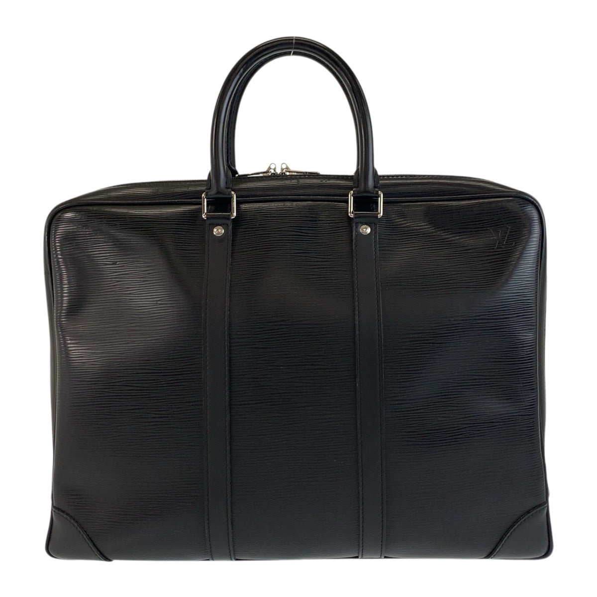 Louis Vuitton Business M59162 Noir SilverMetal Business Leather Black Handbag
