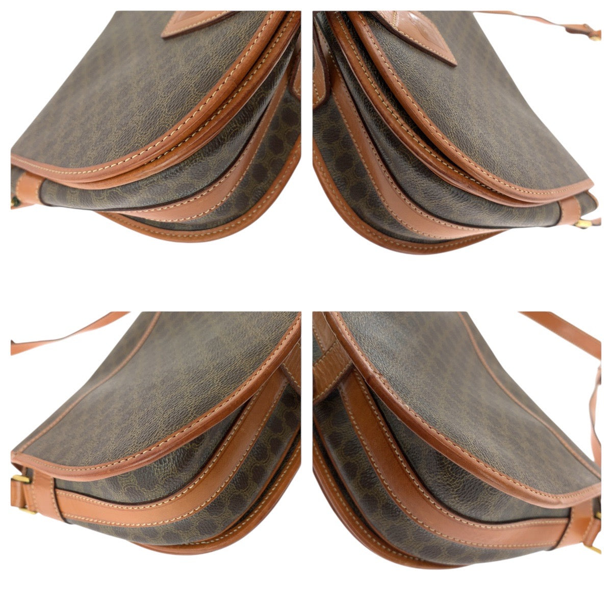 Shoulder Bag Pvc, Metal Shoulder Bag Pochette Leather Brown Macadam Women