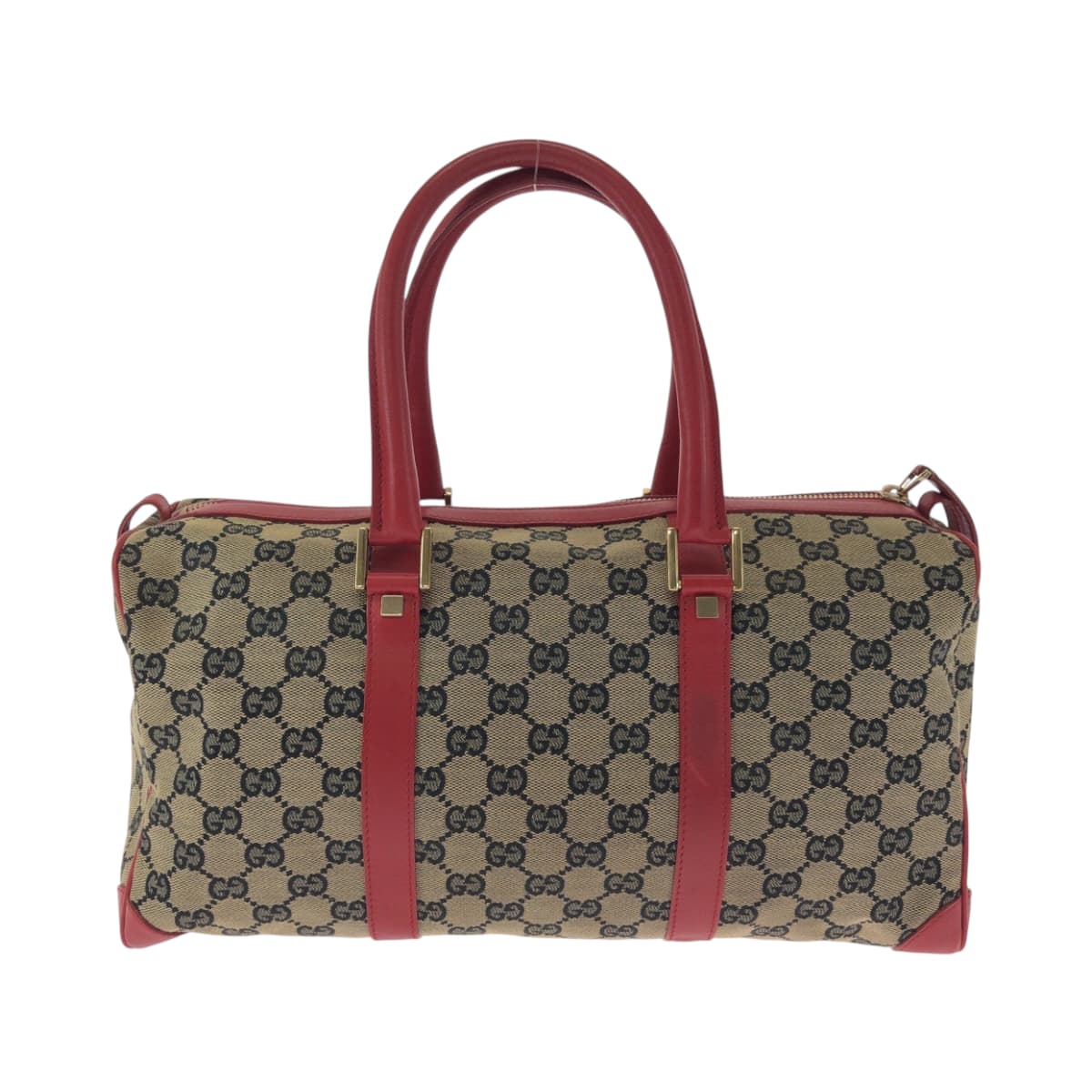 Gucci 000 GG en Canvas Beige Red Gold Travel Bag