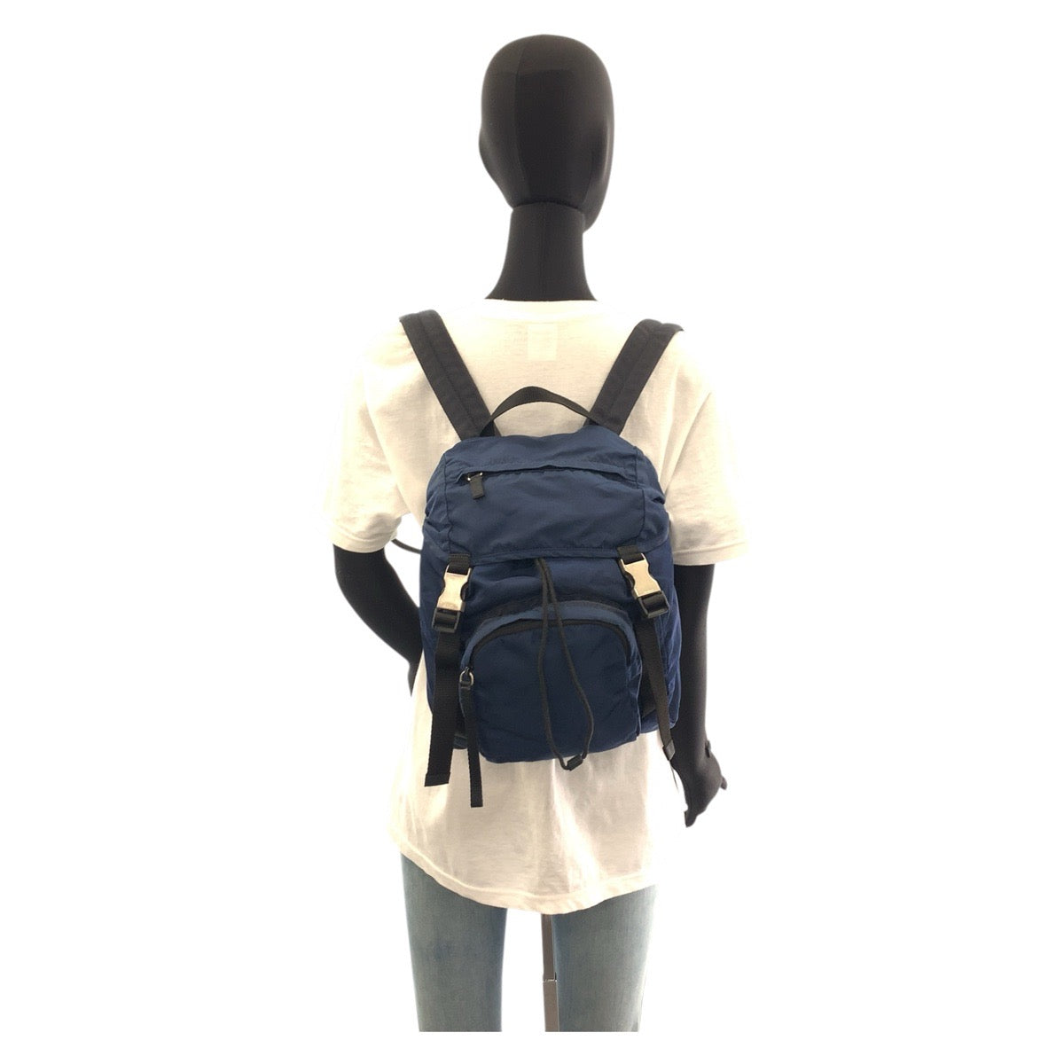 Backpack Navy Silvermetal Backpack Backpack Test Triangle Nylon