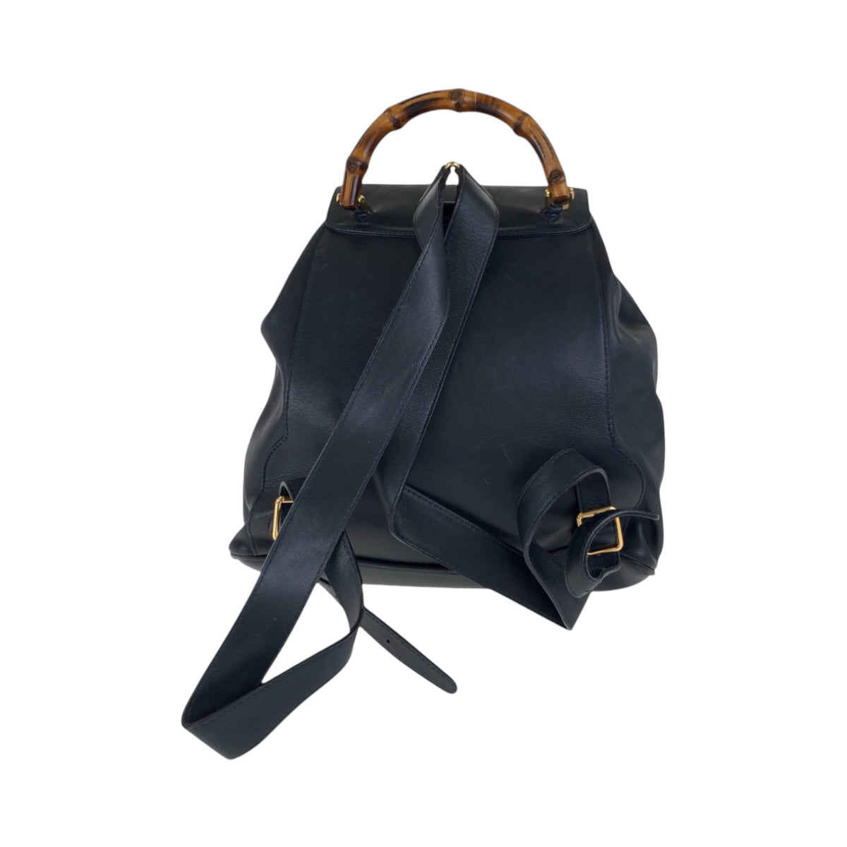 Gucci Backpack 003 Leather Black Brown Gold