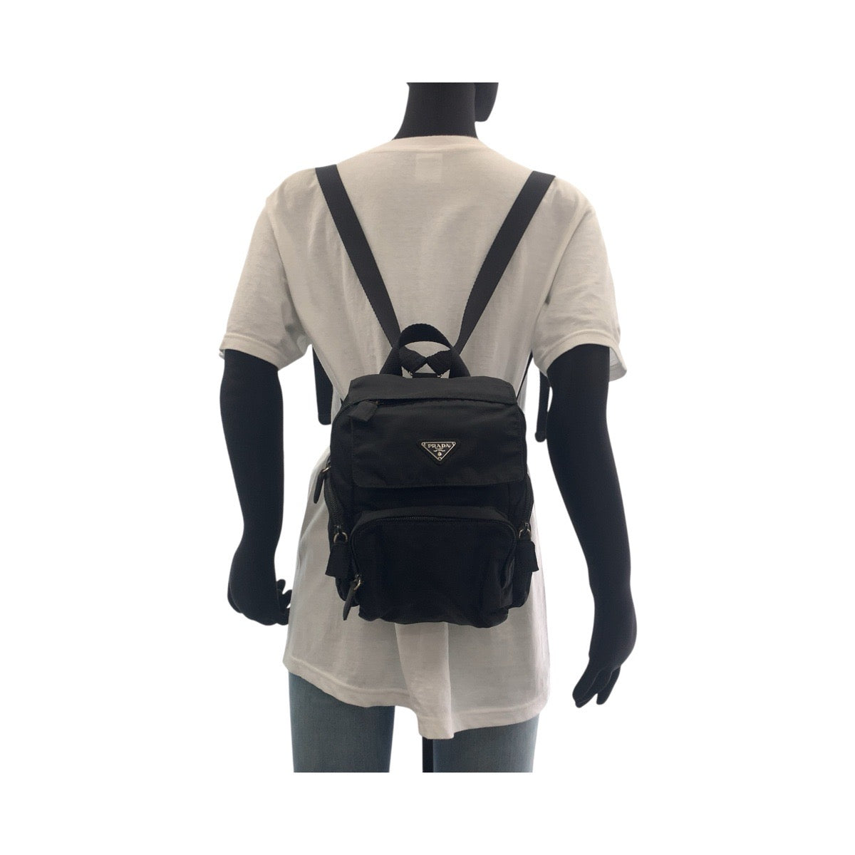Backpack Silvermetal Backpacks & Daypacks Backpacks Test Nylon Black