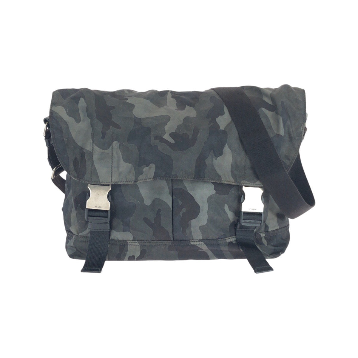 Shoulder Bag , Khaki Shoulder Bag Messenger Leather Nylon