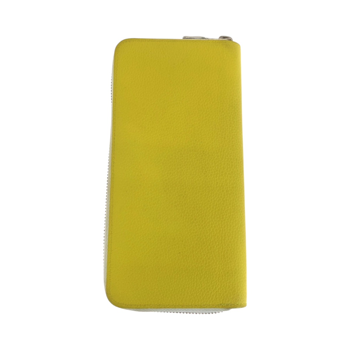 Louis Vuitton Long Purse M80852 Yellow SilverMetal Leather White Wallet Case