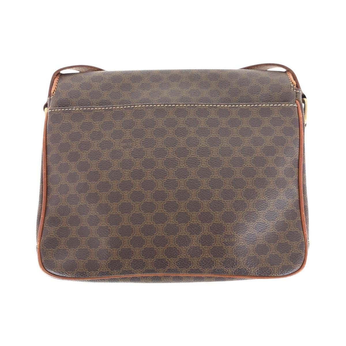 Shoulder Bag Pvc, Metal Shoulder Bag Pochette Leather Brown Logo Women