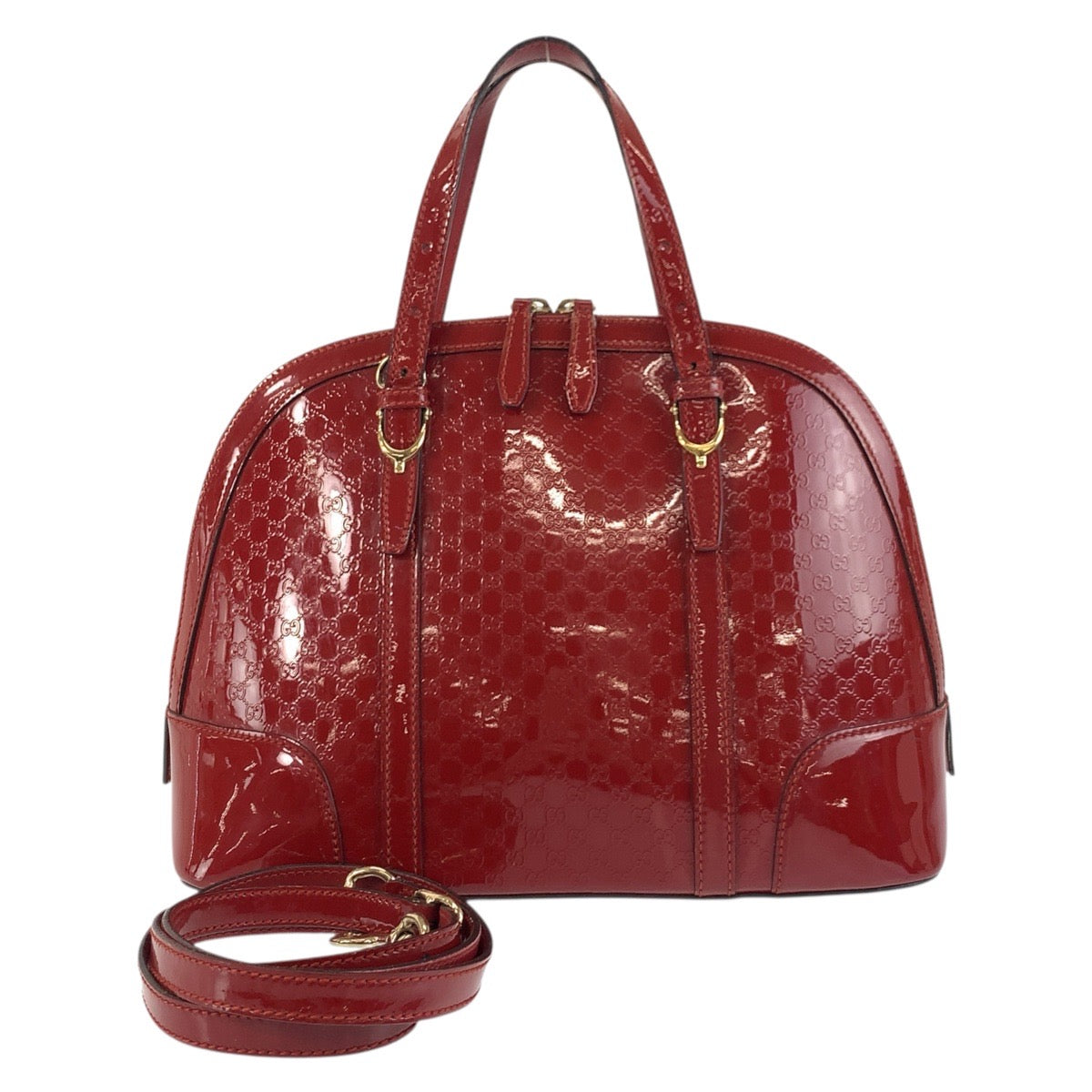 Gucci enamel cisima Red Gold Shoulder Bag