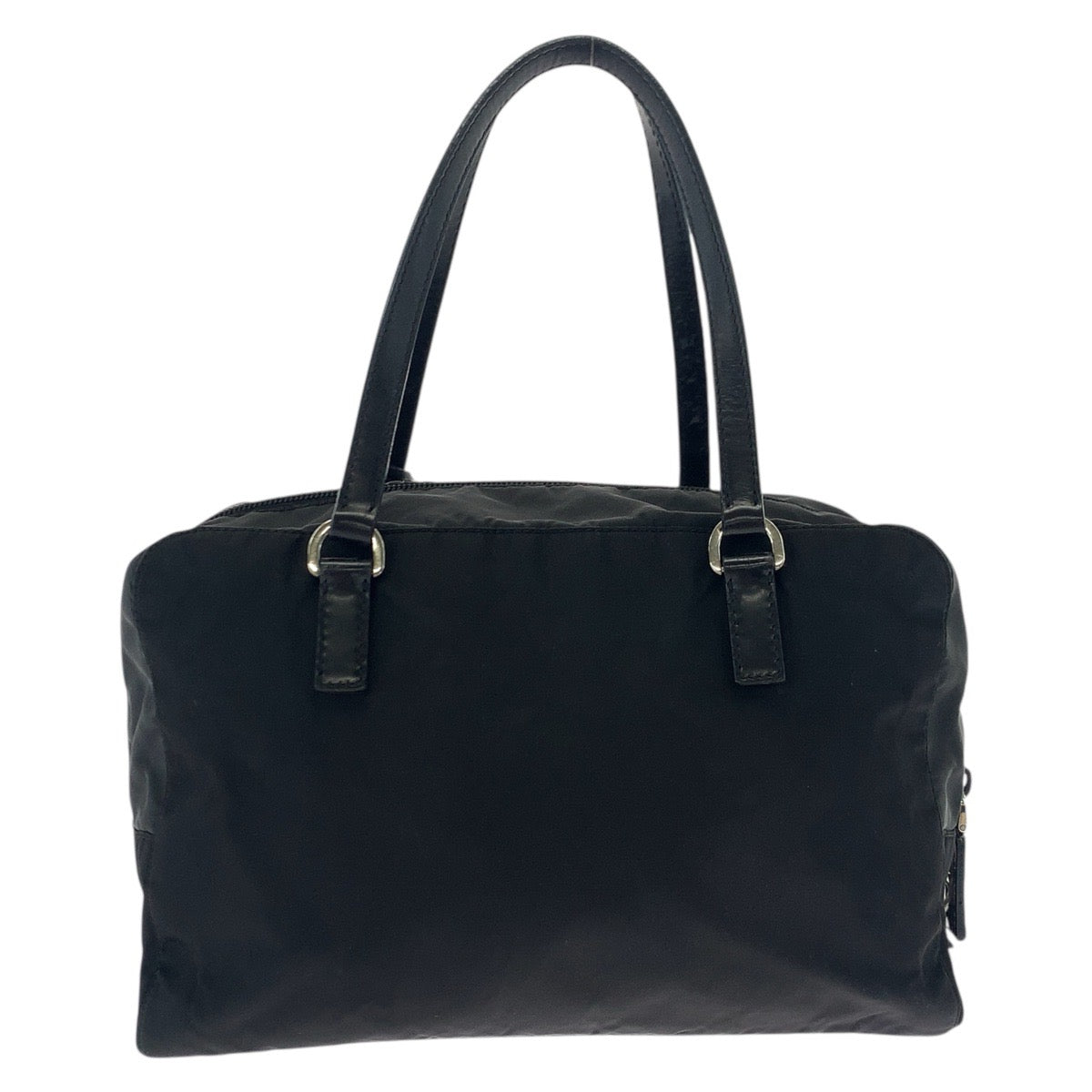 Silvermetal Handbag Tote Bag Shoulder Bag Test Leather Nylon
