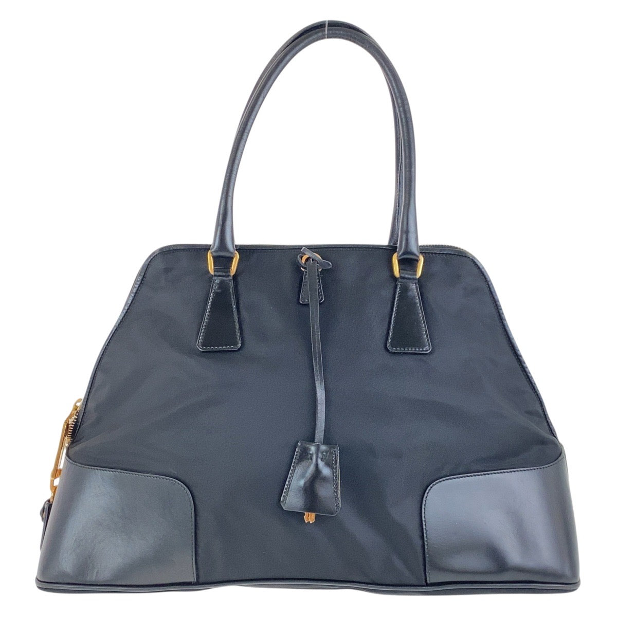 Prada Tessuto 2Way Shoulder Bag Leather Nylon