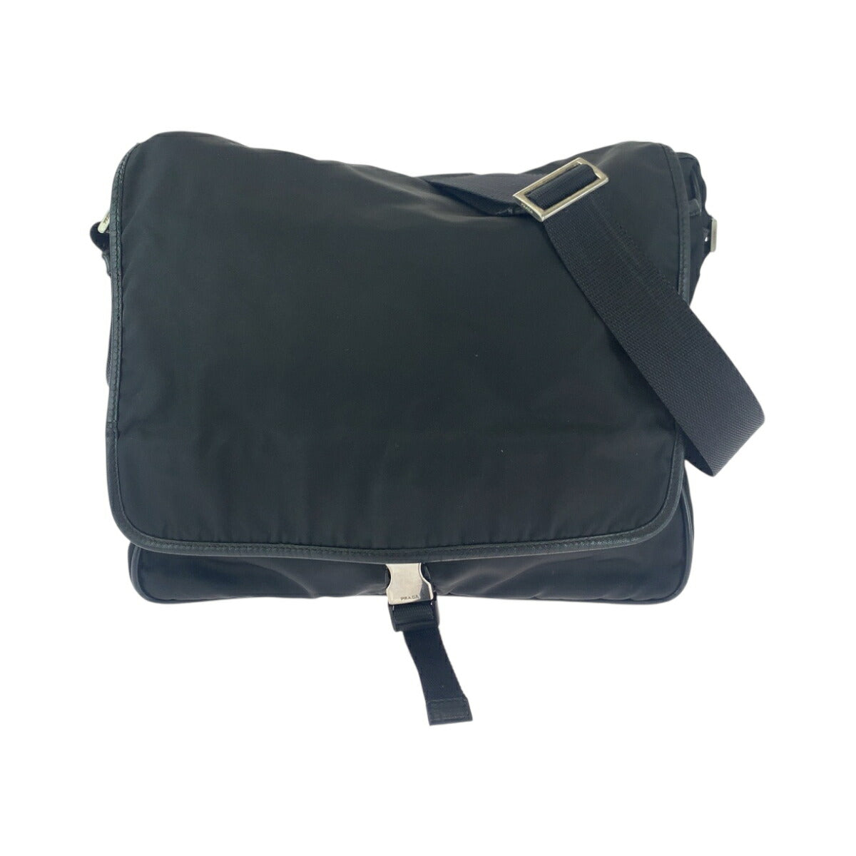 Prada Tessuto Triangle Plate Shoulder Bag Nylon Logo Shoulder Bag 18