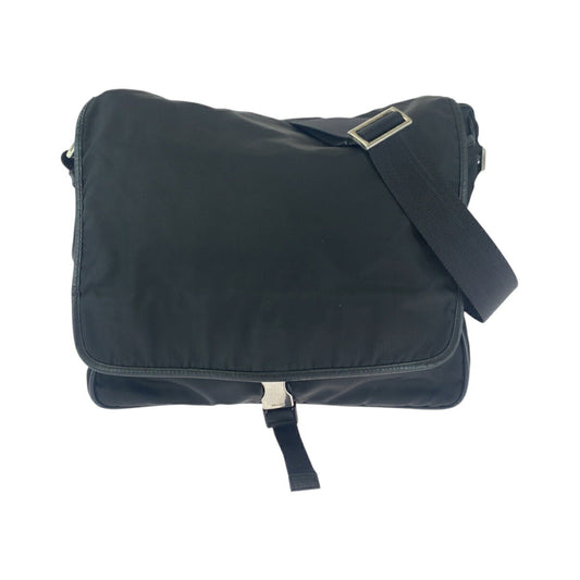 Prada Tessuto Triangle Plate Shoulder Bag Nylon Logo Shoulder Bag 18