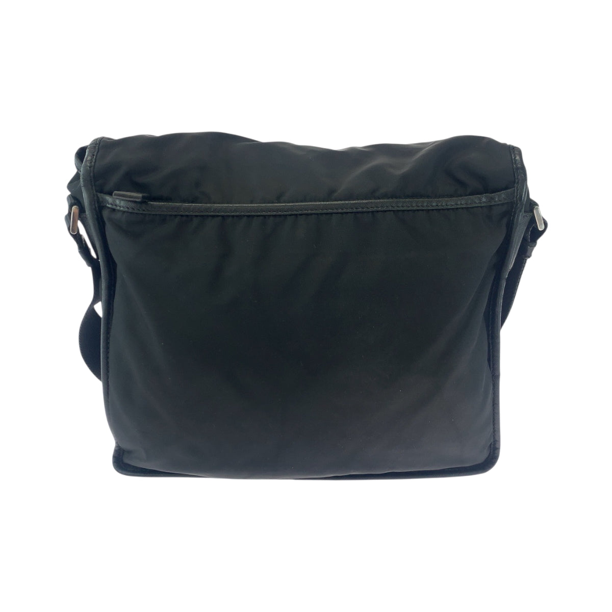 Shoulder Bag V Silvermetal Shoulder Bag Messenger Nylon Black Logo Women