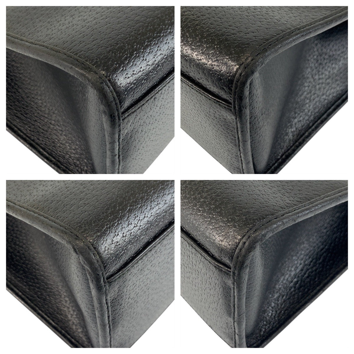 Gucci 002 SilverMetal Jackie Leather Black Shoulder Bag
