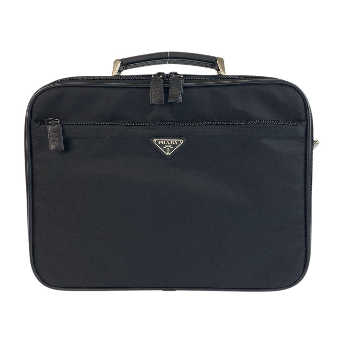 Prada Tessuto Briefcase Handbag Nylon Travel Bag
