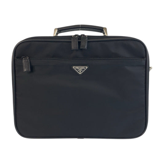 Prada Tessuto Briefcase Handbag Nylon Travel Bag