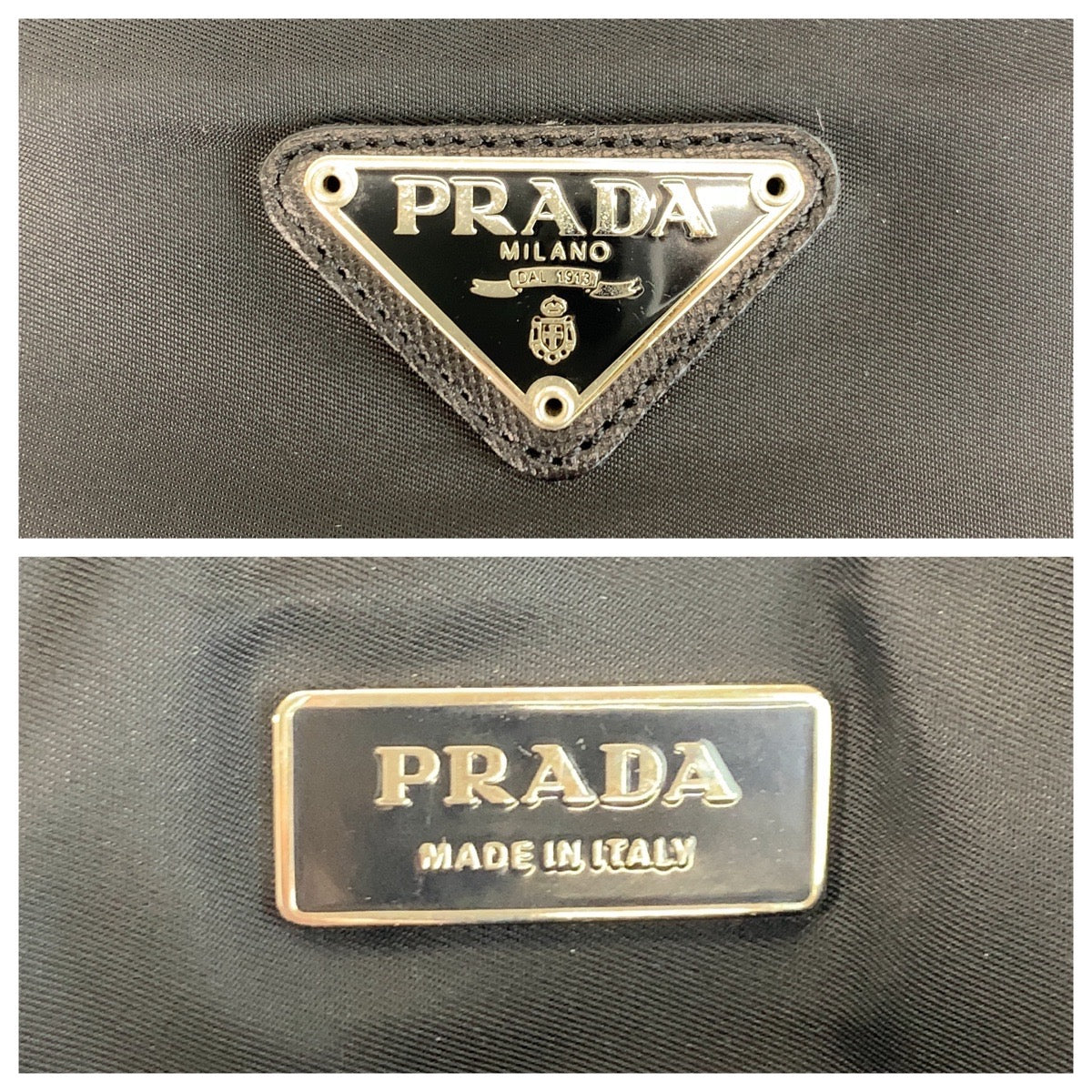 Prada Tessuto Briefcase Handbag Nylon Travel Bag