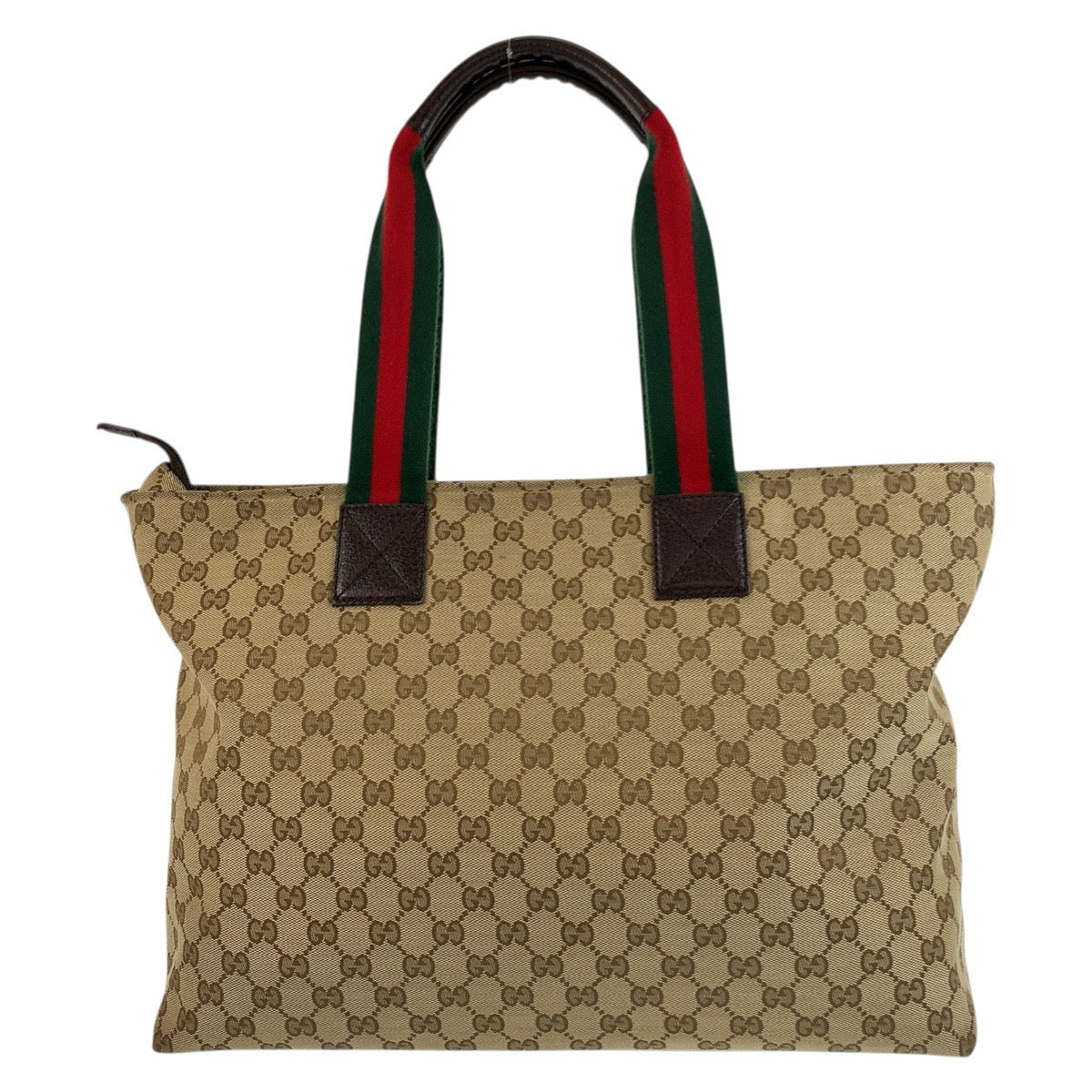 Gucci GG Sherry line Canvas Brown Beige Shoulder Bag