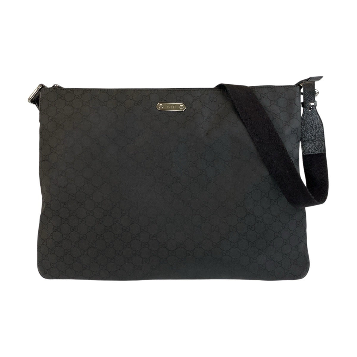 Gucci Pattern Shoulder Bag Leather Nylon