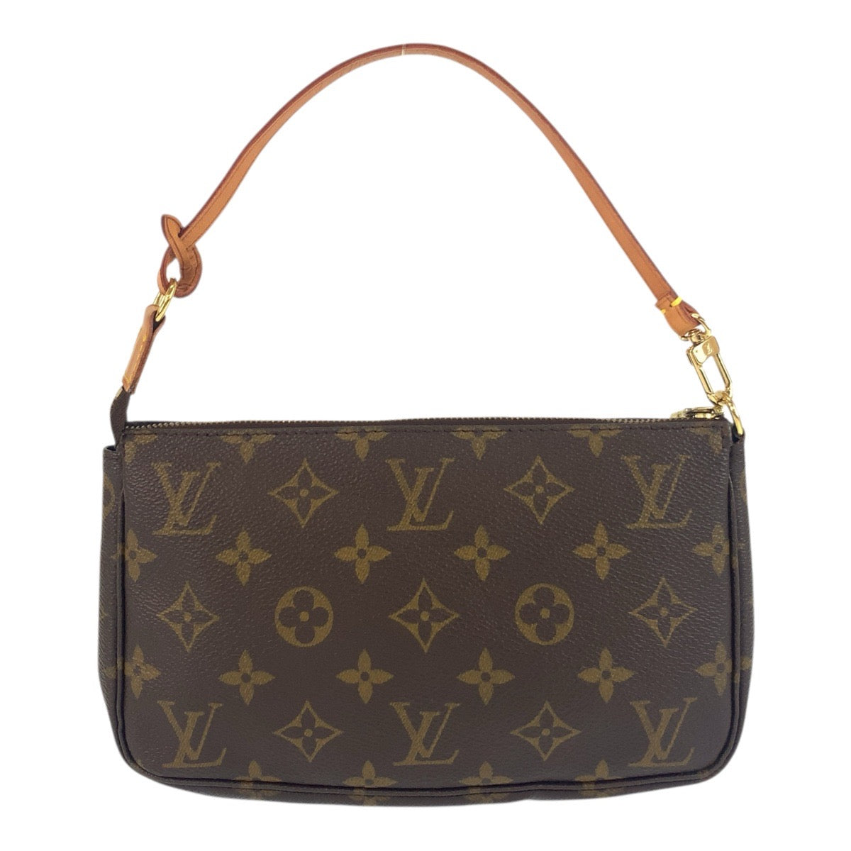 Louis Vuitton M51980 PVC Accessory pouch Pochette Monogram Leather Brown Clutch Bag