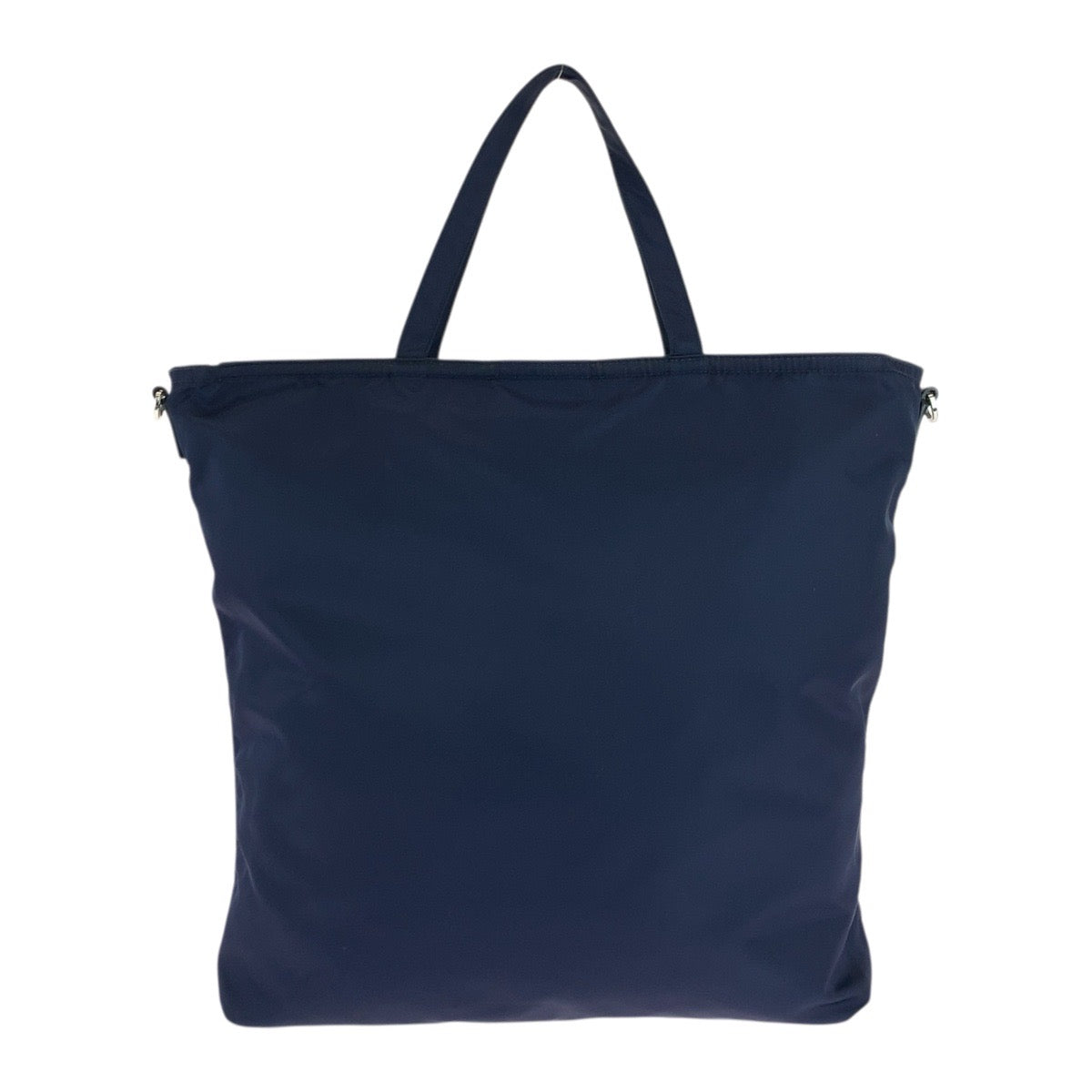 Prada Tessuto Triangle Plate 2Way Tote Bag Logo