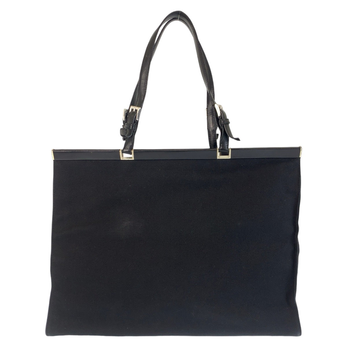 Tote Bag Silvermetal Tote Bag Shoulder Bag Canvas Black