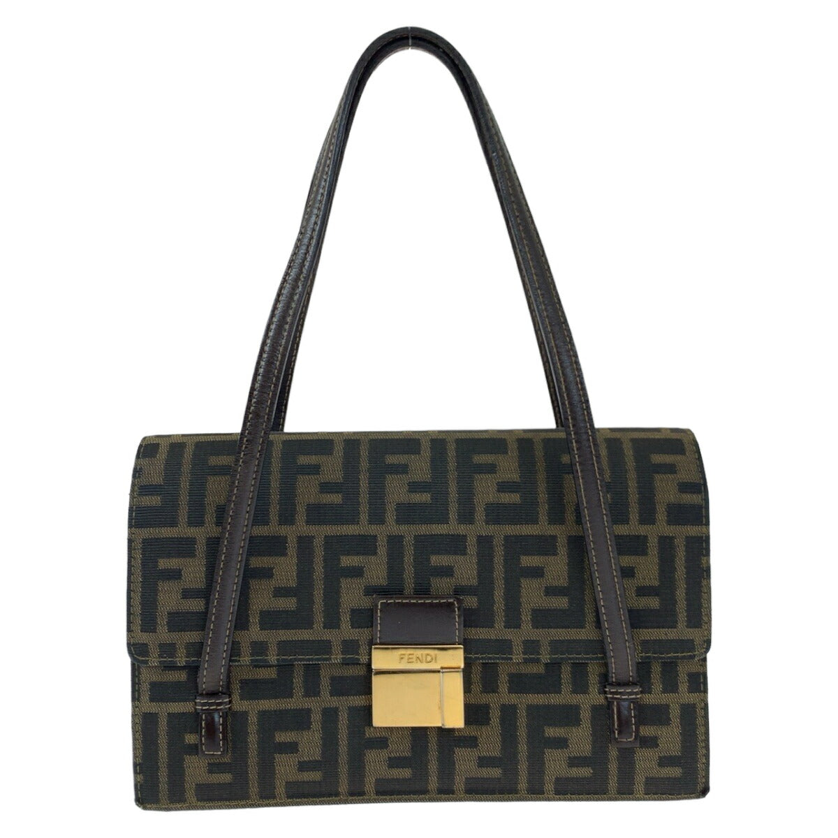 Fendi Zucca 2Way Bag Canvas Travel Bag