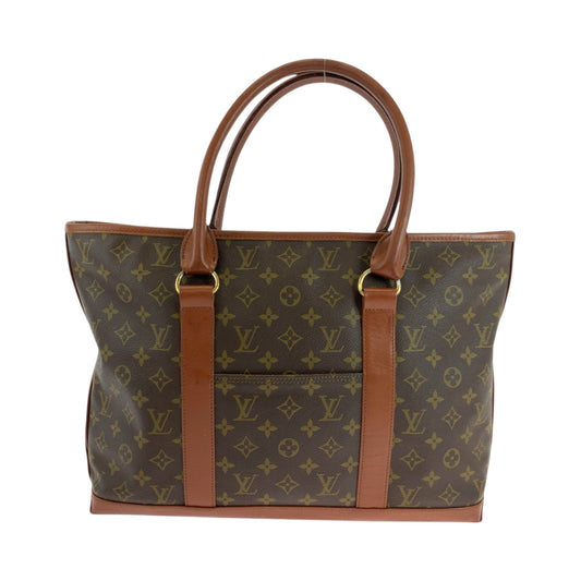 Louis Vuitton M42425 PVC Weekend PM Monogram Brown Gold Shoulder Bag