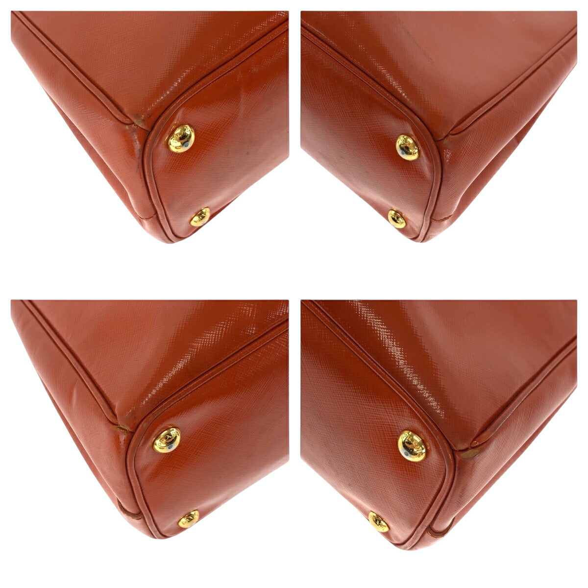 Prada Galleria 2Way Bag Leather Patent Saffiano Travel Bag