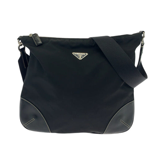 Prada Tessuto Triangle Plate Shoulder Bag Nylon Logo Shoulder Bag 57