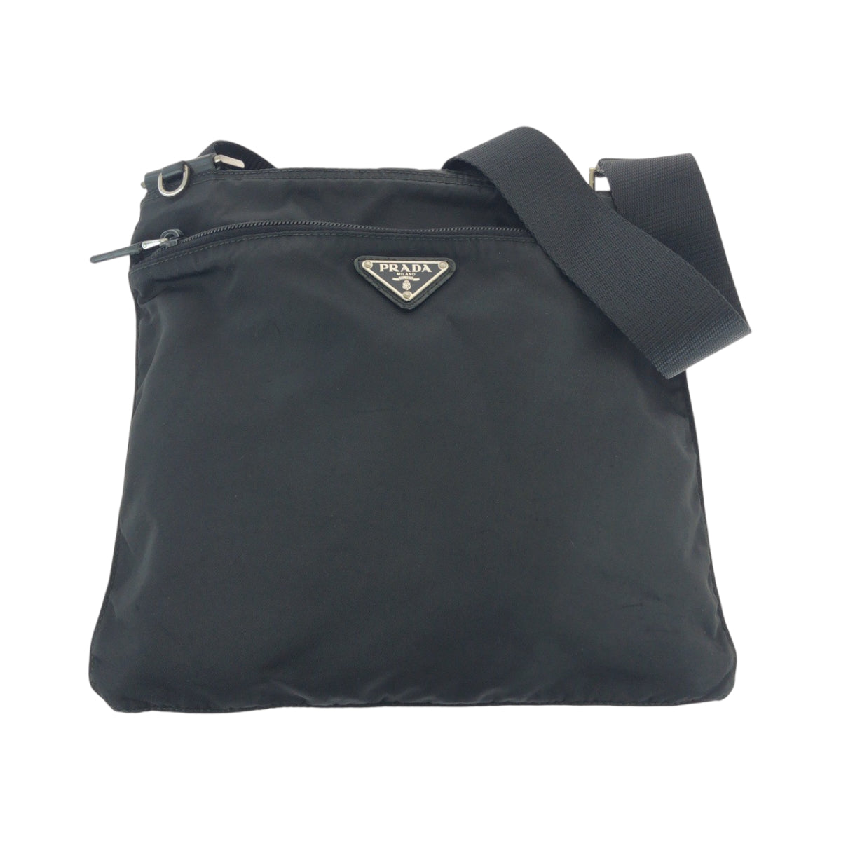 Shoulder Bag Shoulder Bag Sacoche Test Triangle Nylon Black