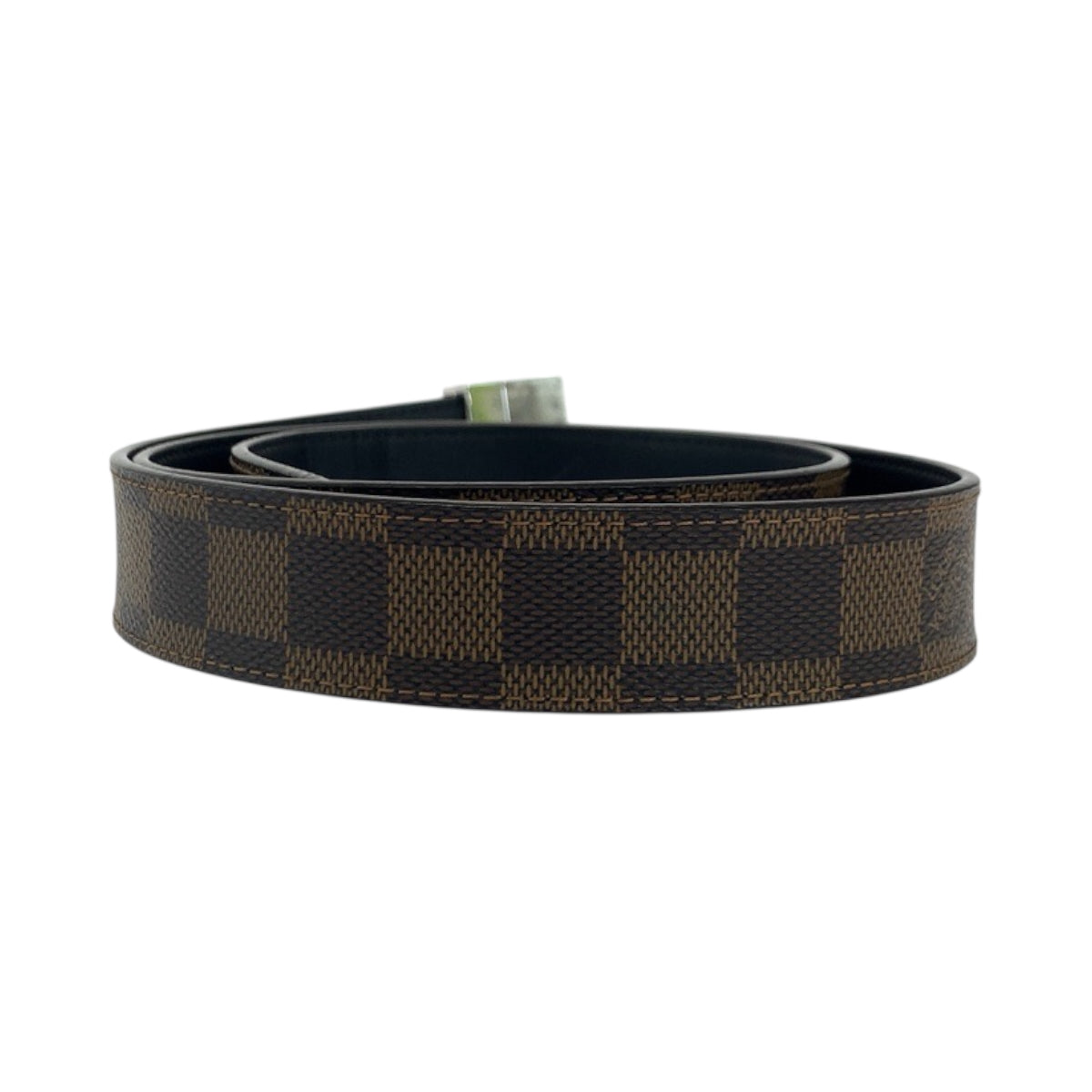 Louis Vuitton M6803 PVC Brown Silver Belt