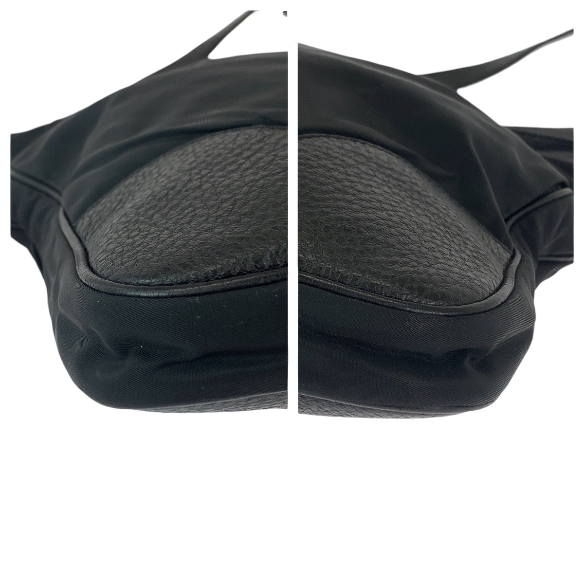 Shoulder Bag , Silvermetal Shoulder Bag Messenger Leather Nylon
