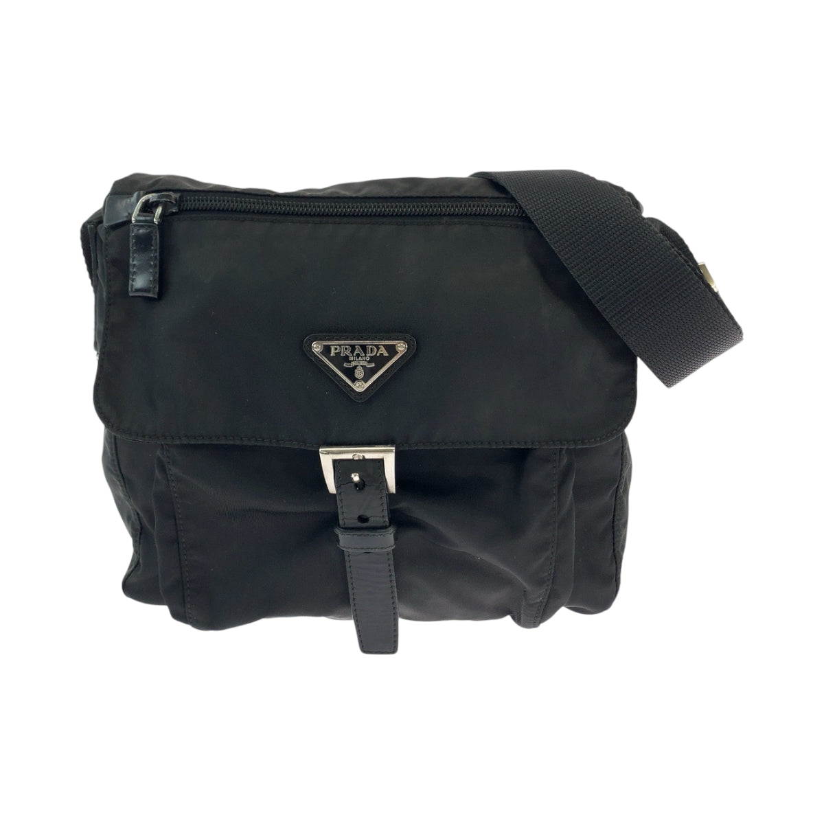 Shoulder Bag Silvermetal Shoulder Bag Pochette Test Nylon Black