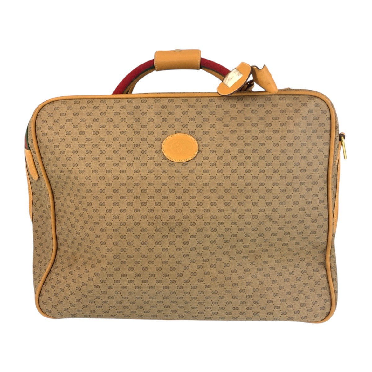 Gucci Micro Boston Bag Canvas Travel Bag