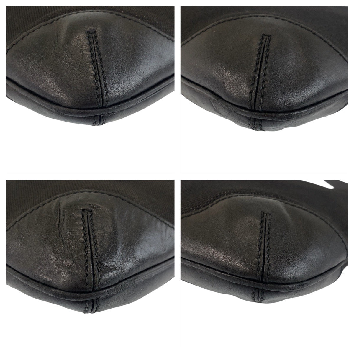 Gucci Shoulder Bag Leather Canvas 30