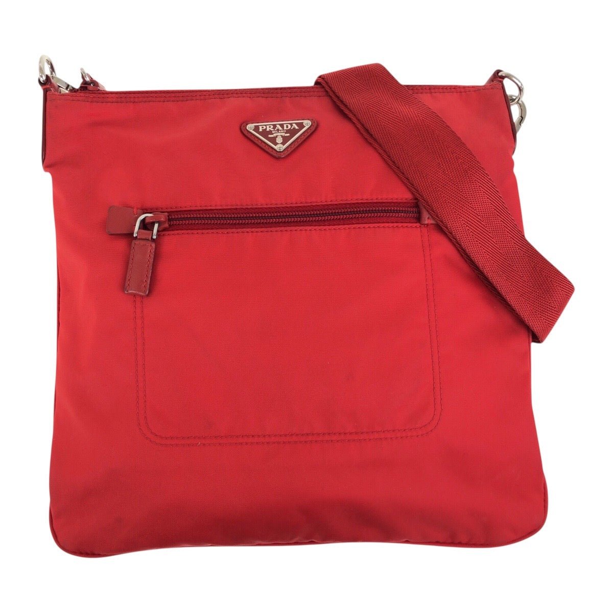Shoulder Bag Metal Crossbody Shoulder Bag Test Nylon Red Crossbody Bag