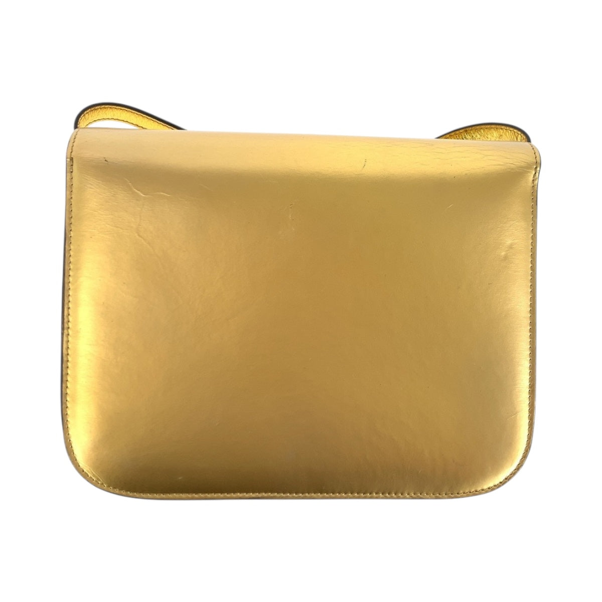 Shoulder Bag Metal Shoulder Bag Pochette Women Leather Gold