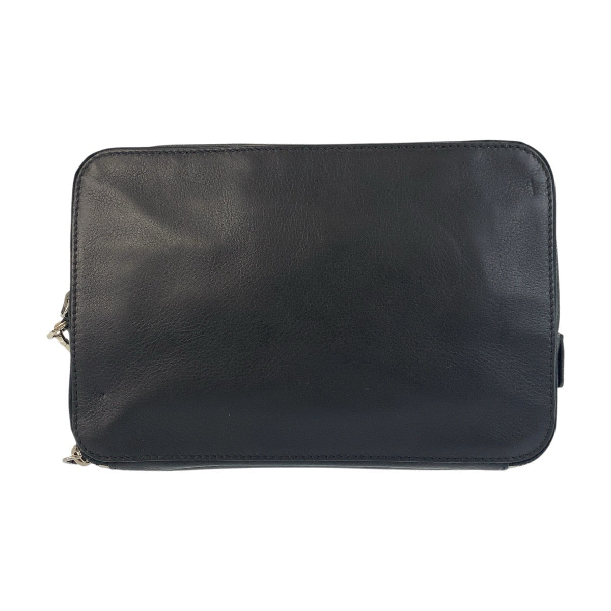 Clutch Bag Silvermetal Clutch Bag Business Bag Leather Black 3