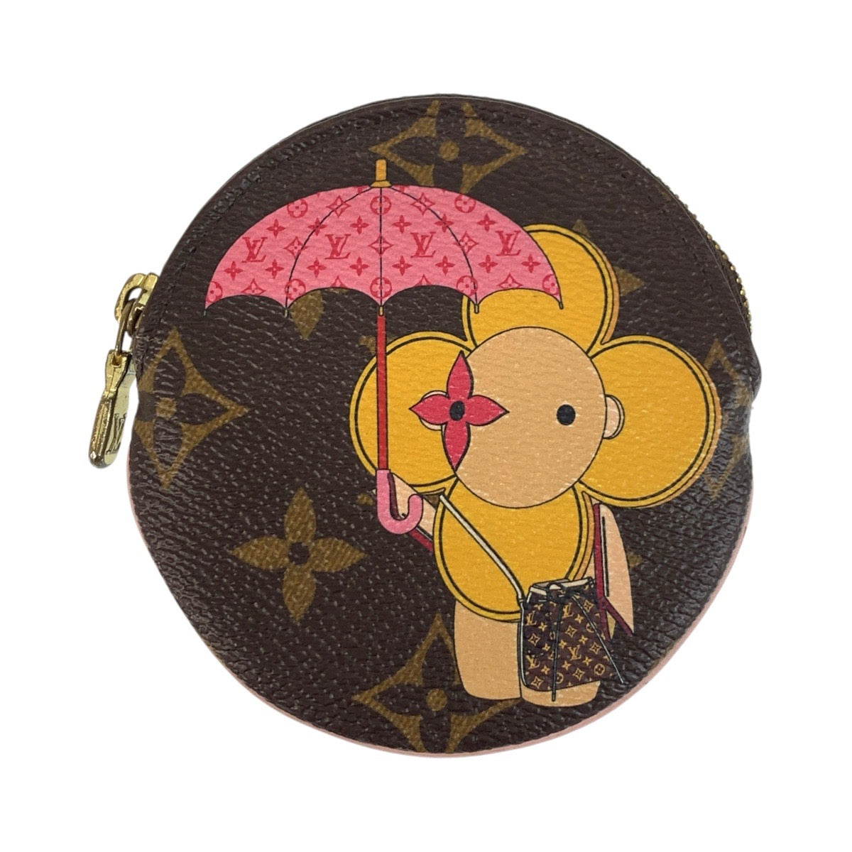 Louis Vuitton Coin M69057 PVC Yellow omone Monogram Brown Gold Handbag