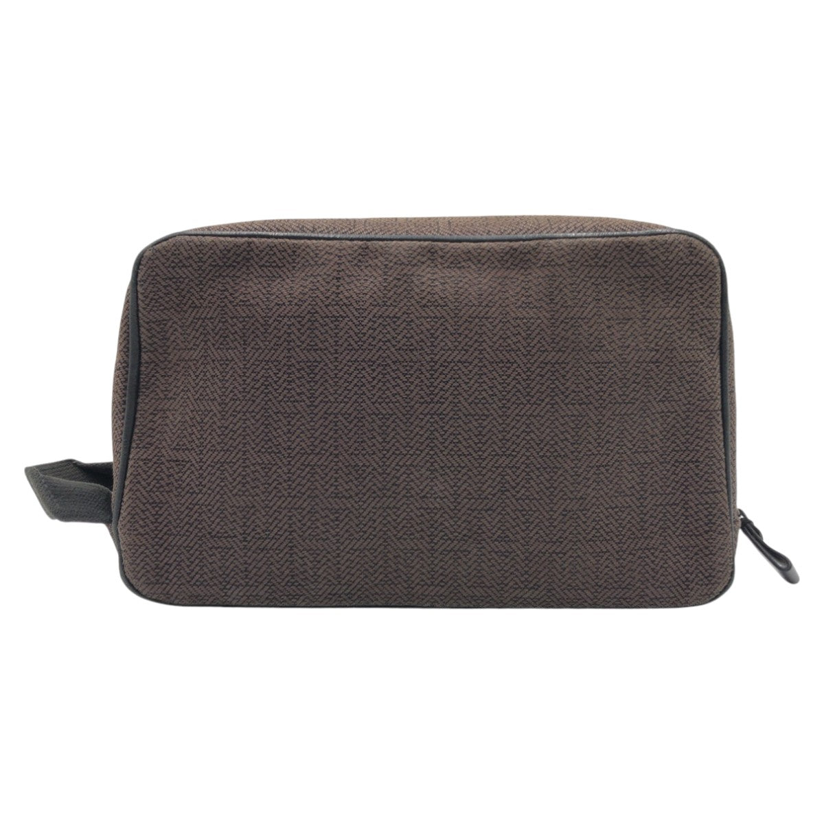 Pouch Cotton Metal Pouch Globetrotter Mm Mens Brown Silver Travel Bag
