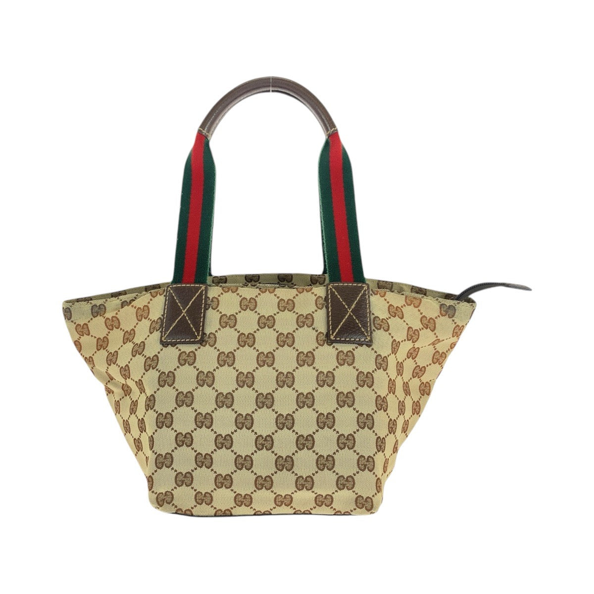 Gucci GG , Sherry line Leather Canvas Brown Beige Shoulder Bag