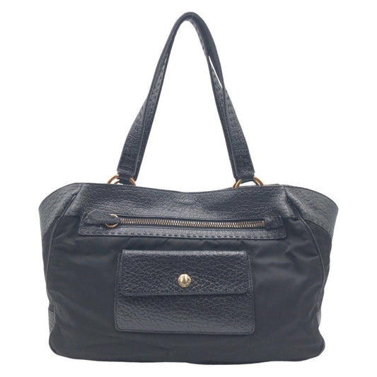 Prada Daino Tessuto 2Way Bag Leather Nylon Vitello Travel Bag