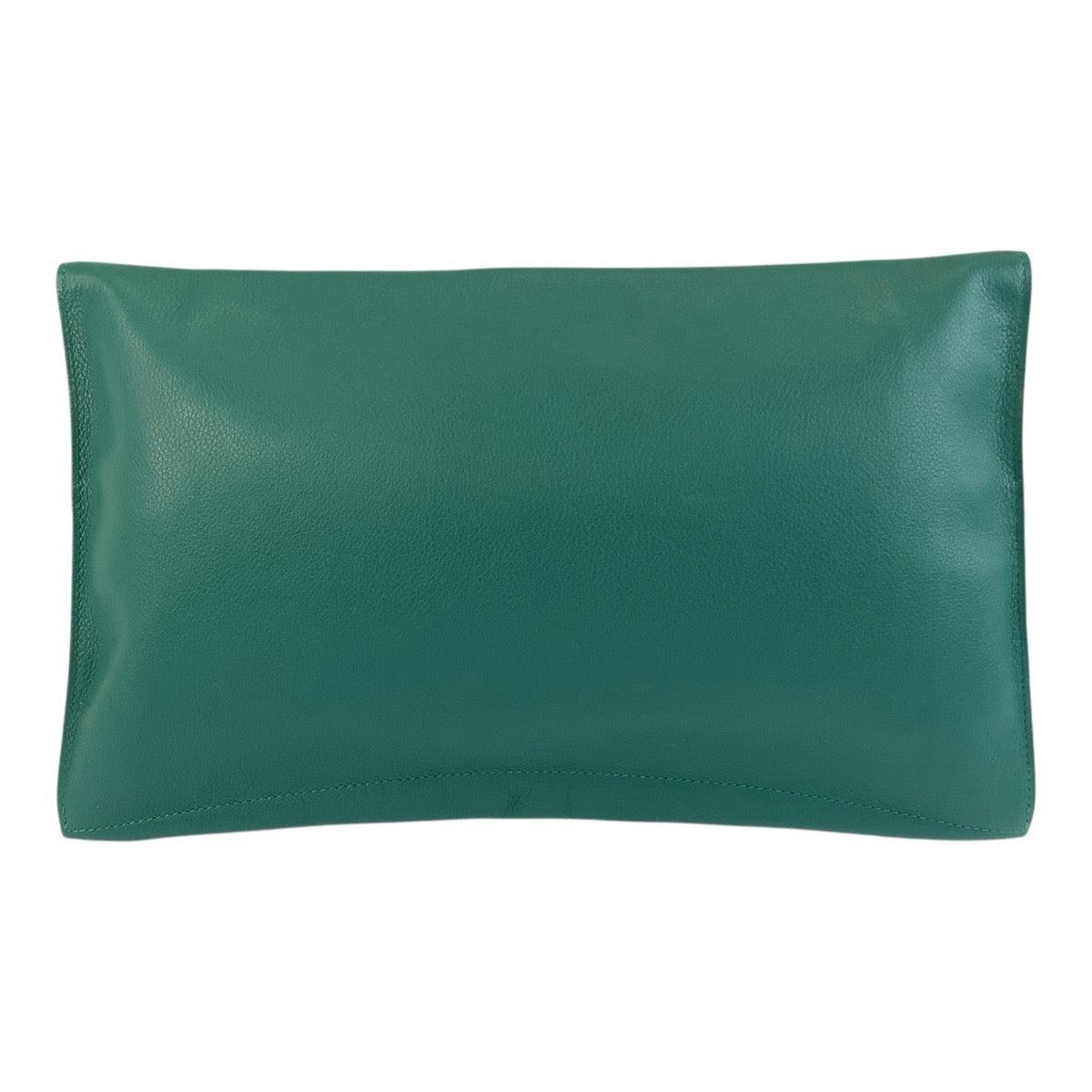Hermes Clutch Bag Evercolor Puri Plat Green
