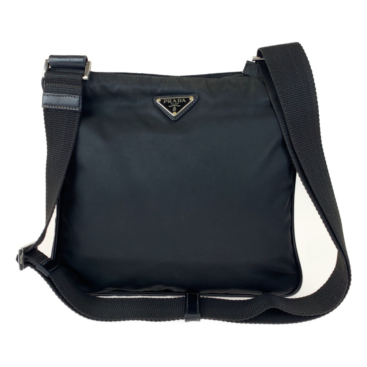 Shoulder Bag Metal Shoulder Bag Messenger Bag Nylon Black