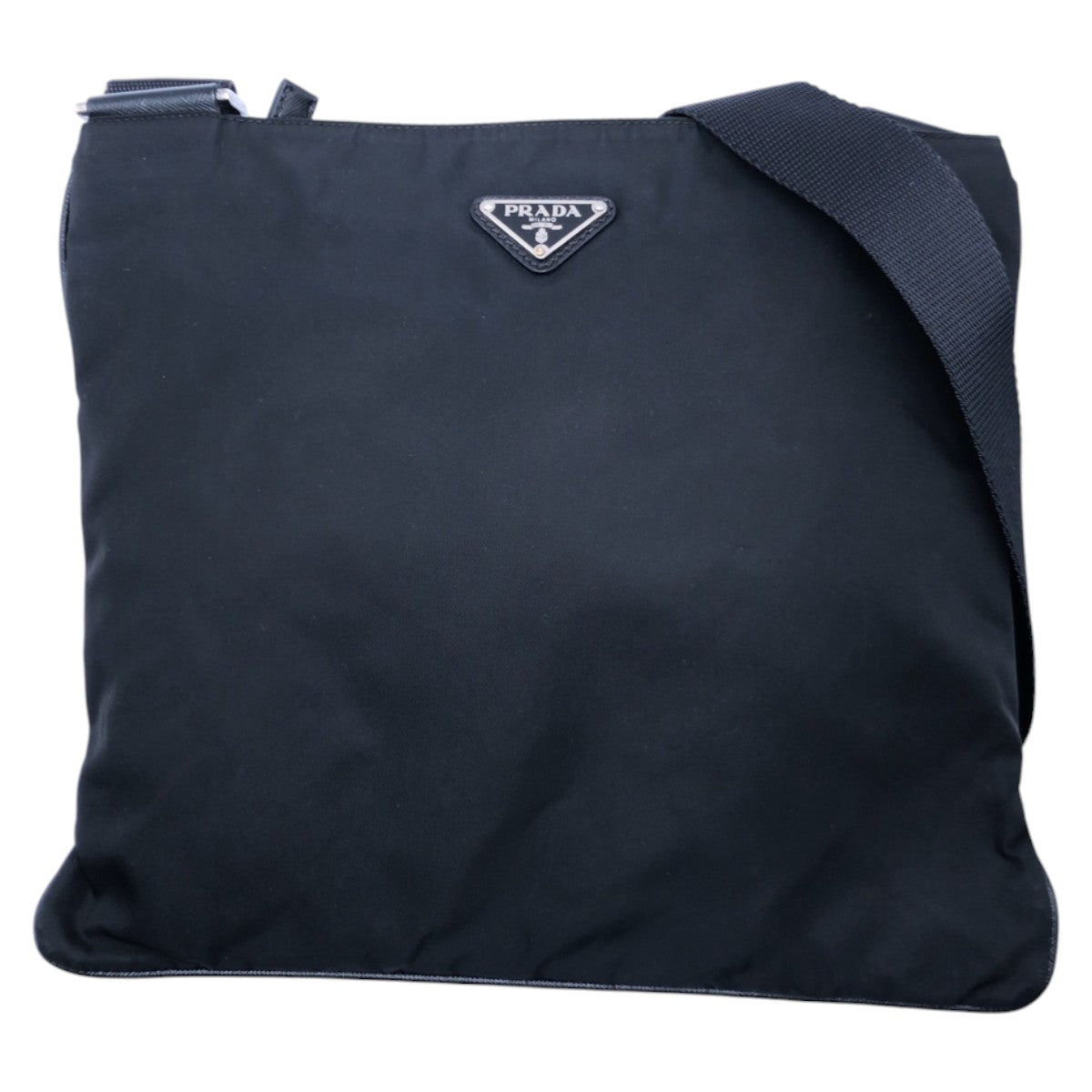 Prada Tessuto Triangle Plate Shoulder Bag Nylon Logo Shoulder Bag 19