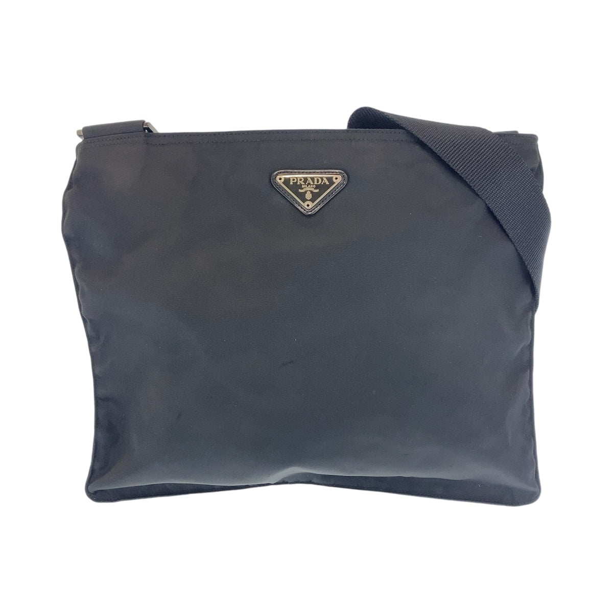 Shoulder Bag Silvermetal Shoulder Bag Pochette Test Nylon Black Logo Women