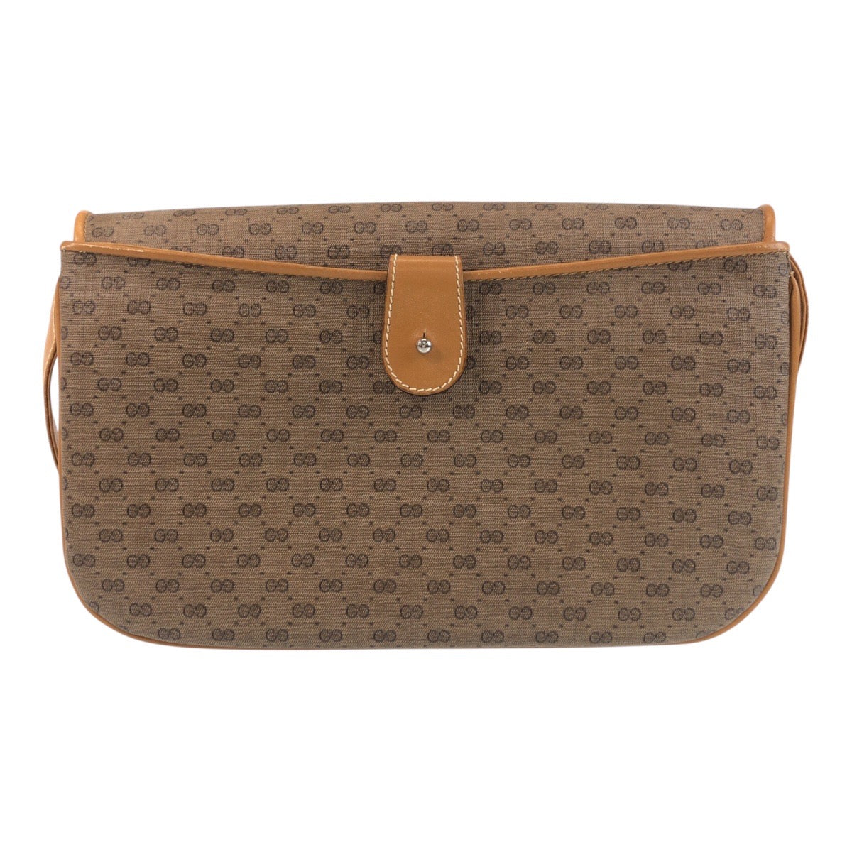 Gucci 004 256 PVC, camel Messenger Leather Brown Shoulder Bag