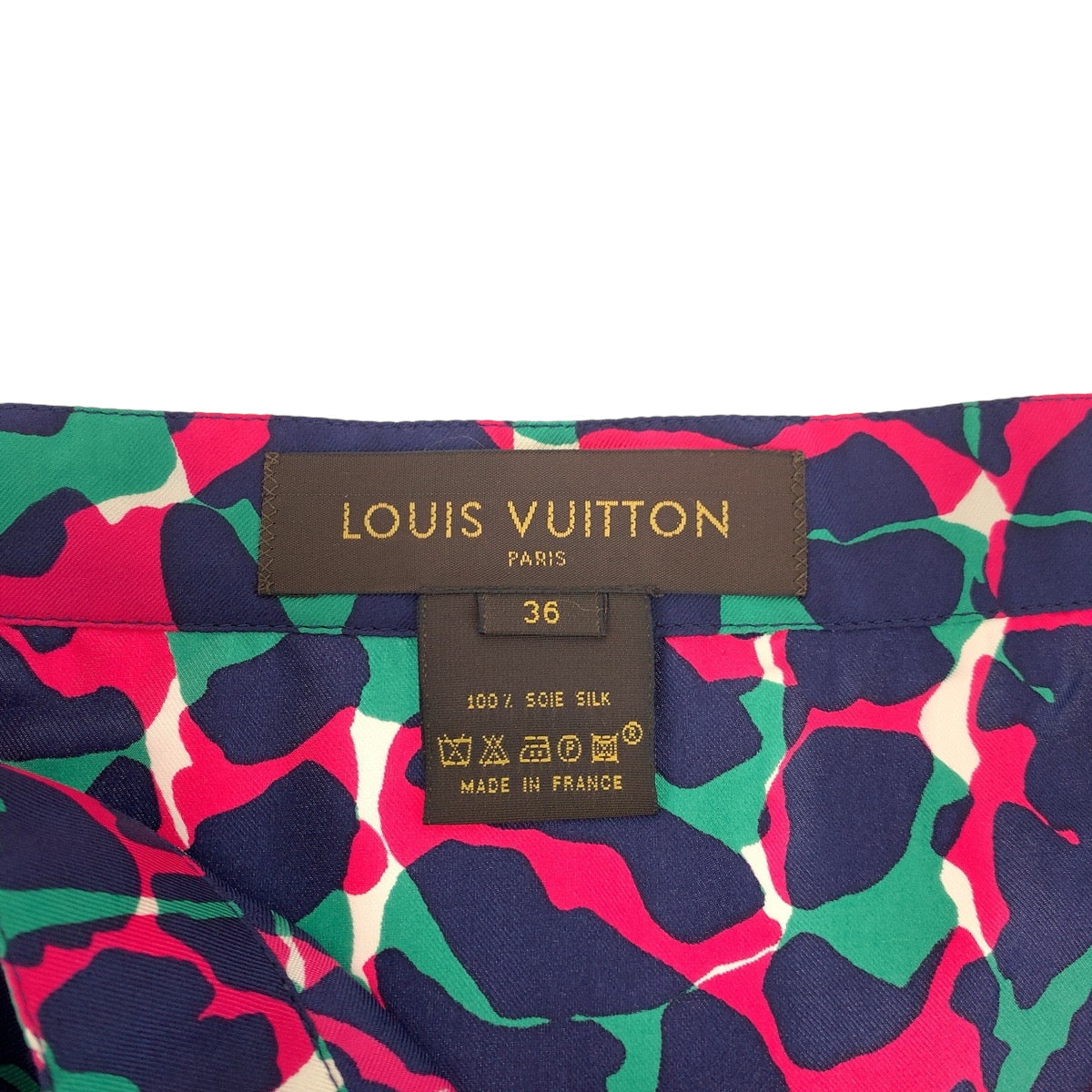 Louis Vuitton silk Knee-length 36 Multicolor Apparel