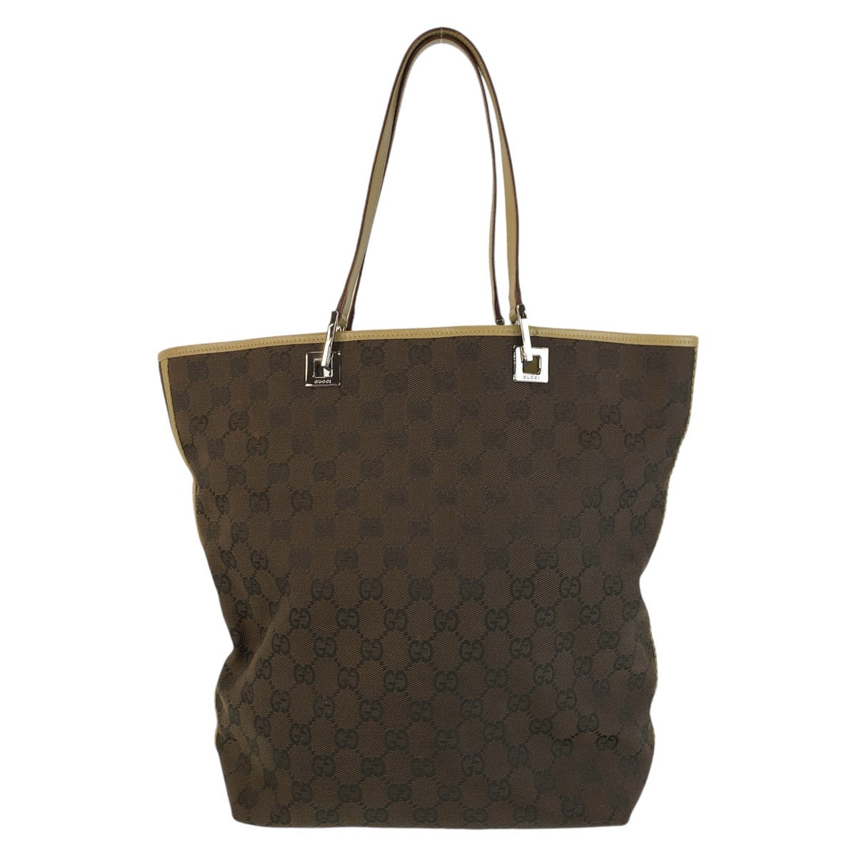 Gucci 2Way Bag Leather Canvas Travel Bag Bag 12
